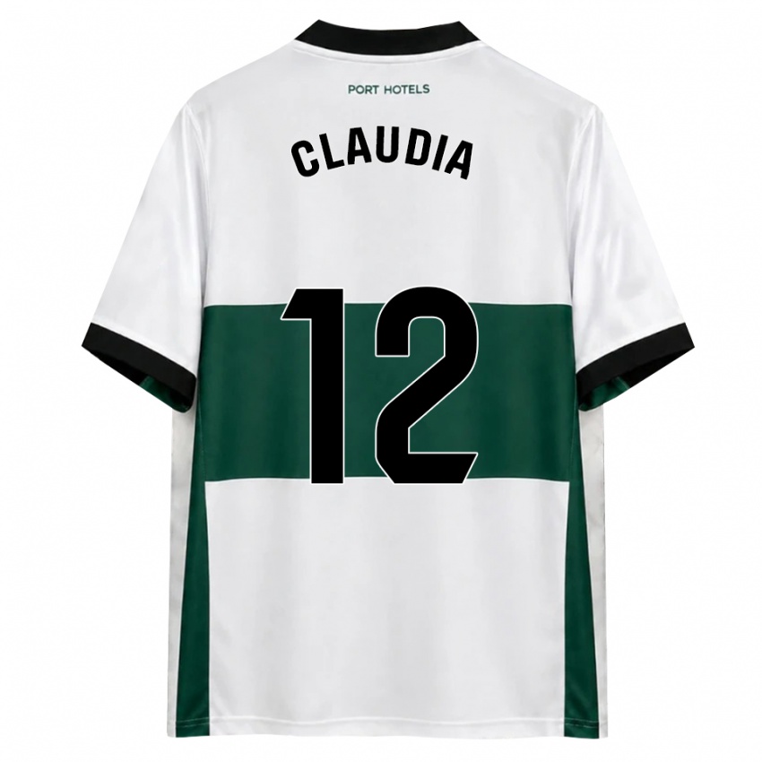נשים Claudia Rabasco Campello #12 ירוק לבן אדום ג'רזי ביתית 2026/27 חולצה קצרה