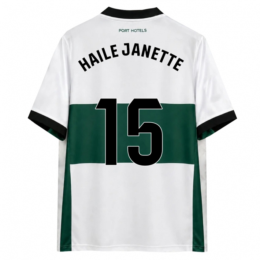 נשים Haile Janette Pereira Richards #15 ירוק לבן אדום ג'רזי ביתית 2026/27 חולצה קצרה