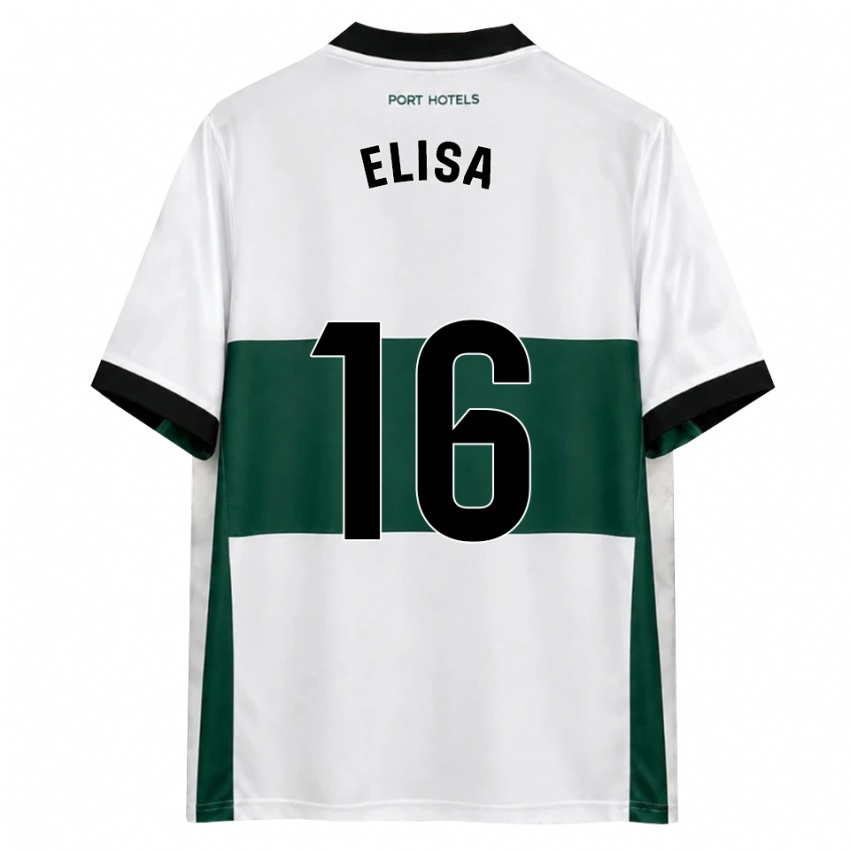 נשים Elisa Tomé #16 ירוק לבן אדום ג'רזי ביתית 2026/27 חולצה קצרה