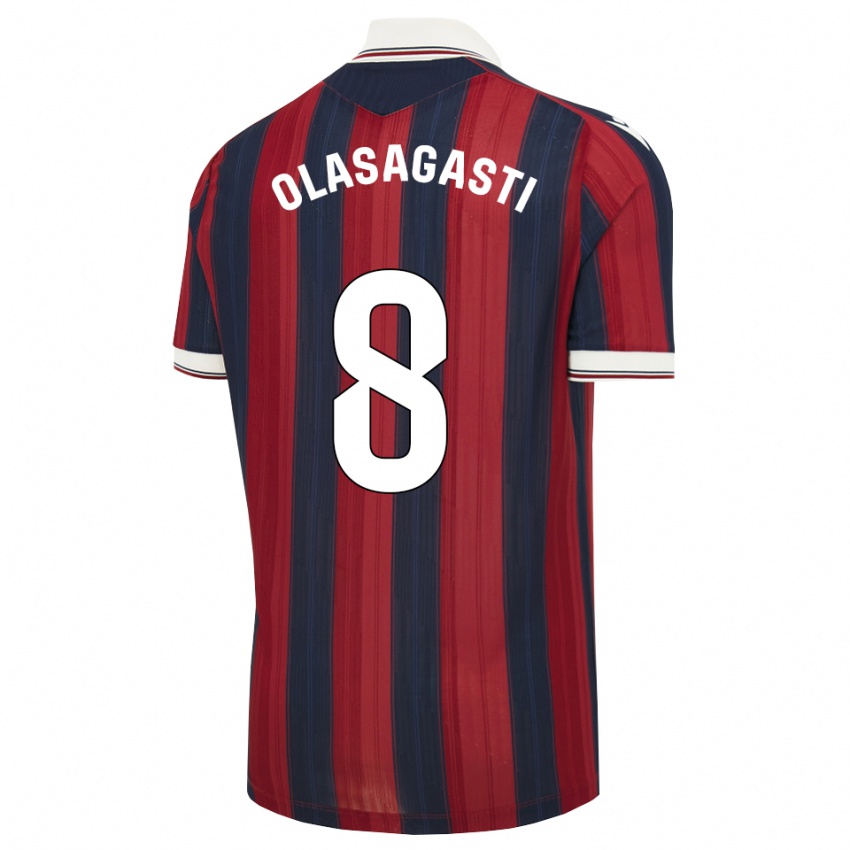 נשים Jon Ander Olasagasti Imizcoz #8 כחול חצות אדום ג'רזי ביתית 2026/27 חולצה קצרה