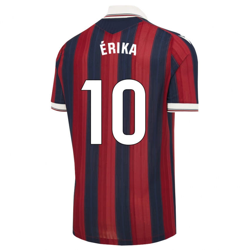 נשים Érika González #10 כחול חצות אדום ג'רזי ביתית 2026/27 חולצה קצרה