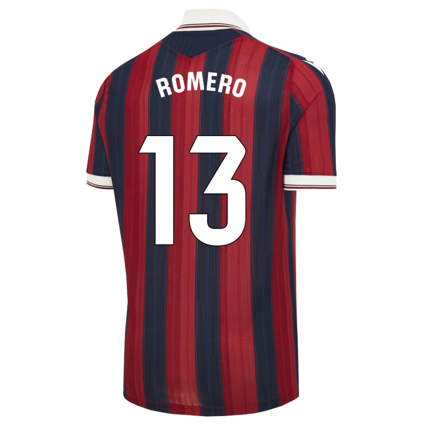 נשים Cayetano Romero #13 כחול חצות אדום ג'רזי ביתית 2026/27 חולצה קצרה