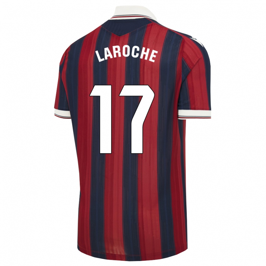 נשים Xavier Laroche #17 כחול חצות אדום ג'רזי ביתית 2026/27 חולצה קצרה