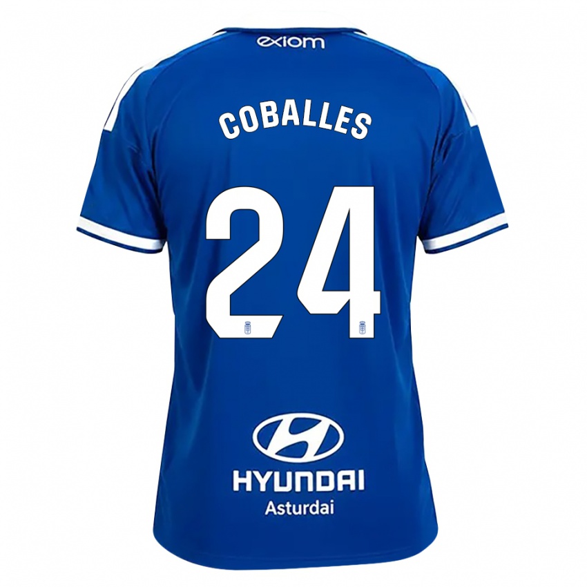 נשים Jaime Coballes #24 כחול בינוני לבן ג'רזי ביתית 2026/27 חולצה קצרה
