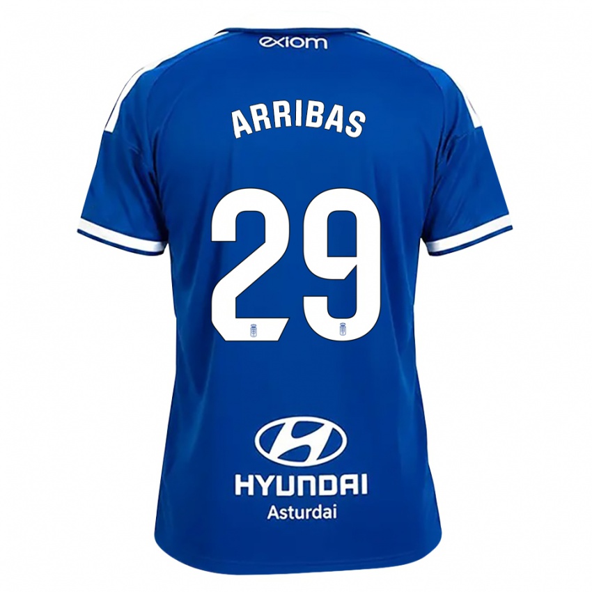 נשים Arturo Arribas #29 כחול בינוני לבן ג'רזי ביתית 2026/27 חולצה קצרה