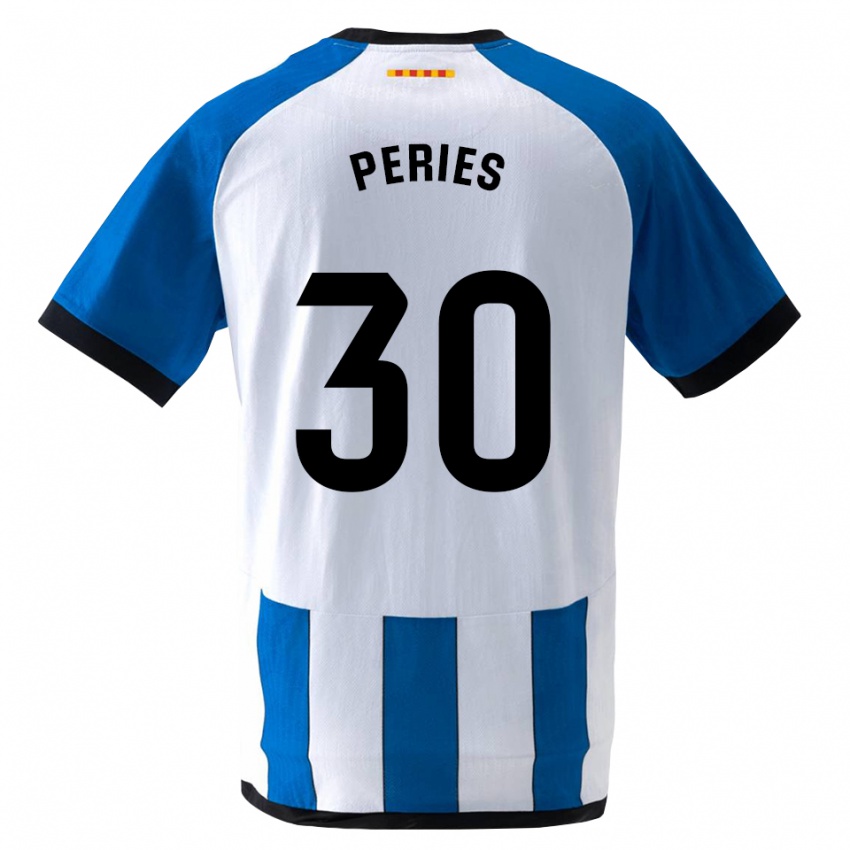 נשים Jan Peries #30 כחול לבן מלכותי ג'רזי ביתית 2026/27 חולצה קצרה