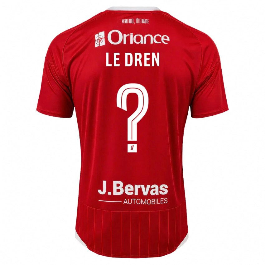 נשים Enora Le Dren #0 לבן אדום ג'רזי ביתית 2026/27 חולצה קצרה