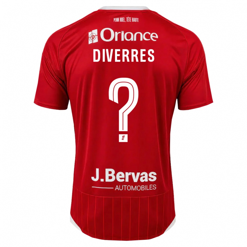 נשים Emma Diverres #0 לבן אדום ג'רזי ביתית 2026/27 חולצה קצרה