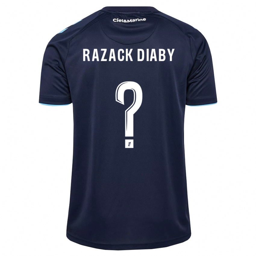 נשים Abdoul Razack Diaby #0 כחול חצות תכלת ג'רזי ביתית 2026/27 חולצה קצרה
