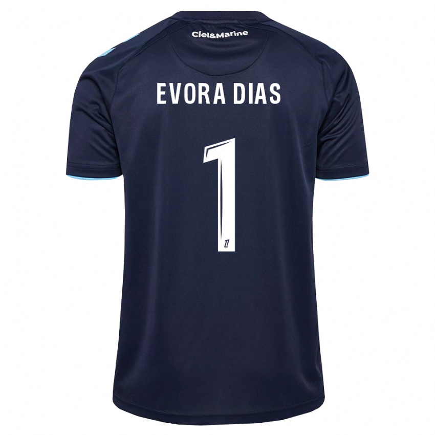 נשים Enzo Evora Dias #1 כחול חצות תכלת ג'רזי ביתית 2026/27 חולצה קצרה