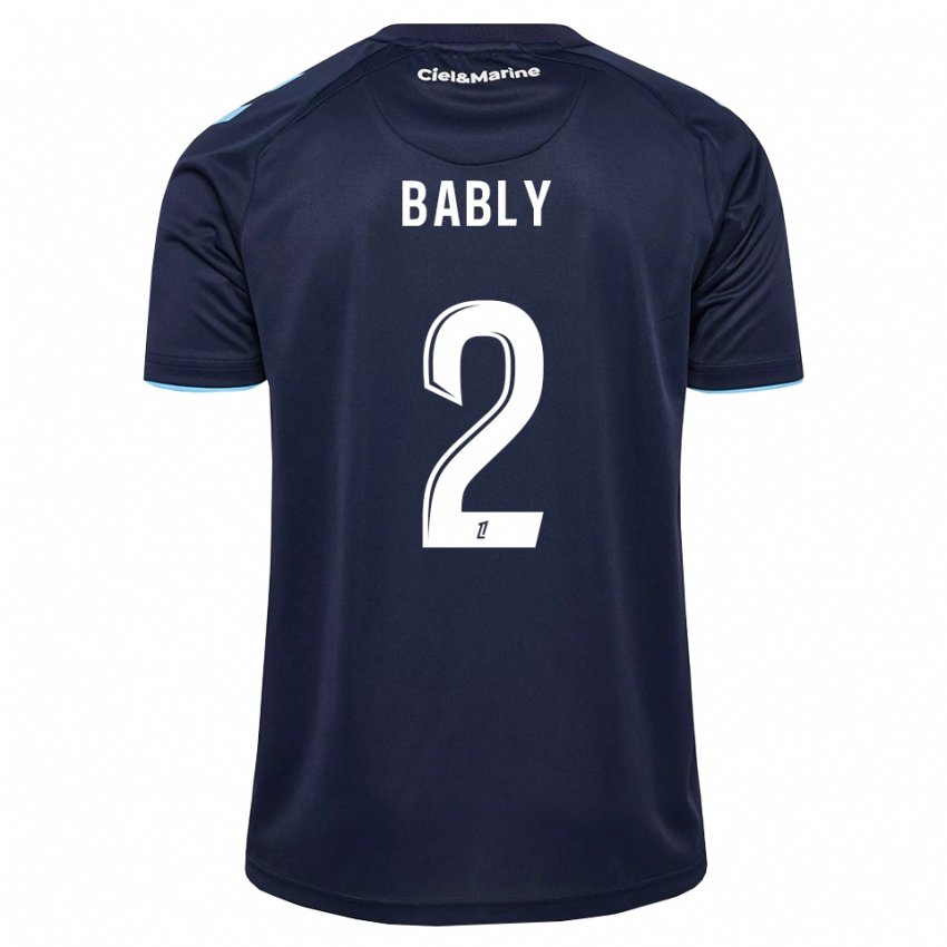 נשים Emmanuel Bably #2 כחול חצות תכלת ג'רזי ביתית 2026/27 חולצה קצרה