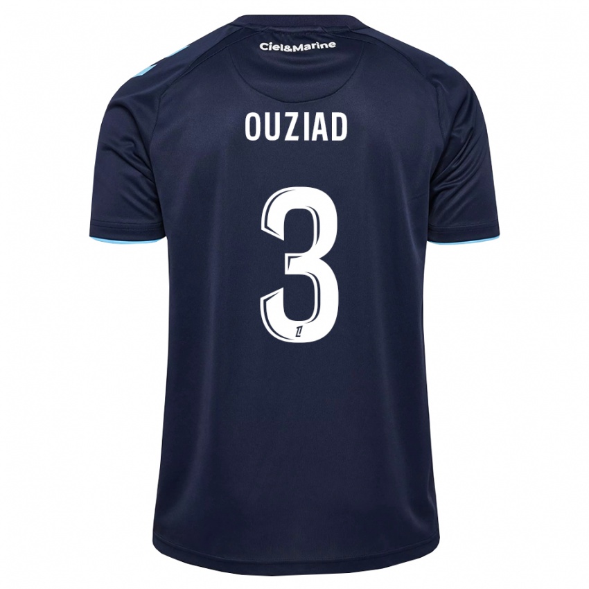 נשים Djibril Ouziad #3 כחול חצות תכלת ג'רזי ביתית 2026/27 חולצה קצרה