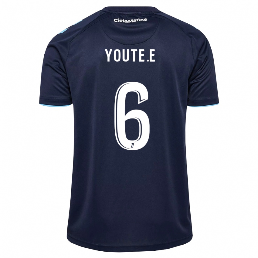 נשים Étienne Youté Kinkoué #6 כחול חצות תכלת ג'רזי ביתית 2026/27 חולצה קצרה