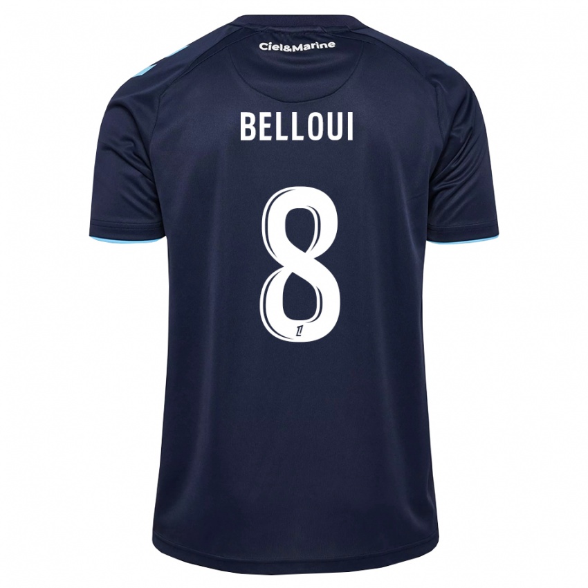 נשים Ilyan Belloui #8 כחול חצות תכלת ג'רזי ביתית 2026/27 חולצה קצרה