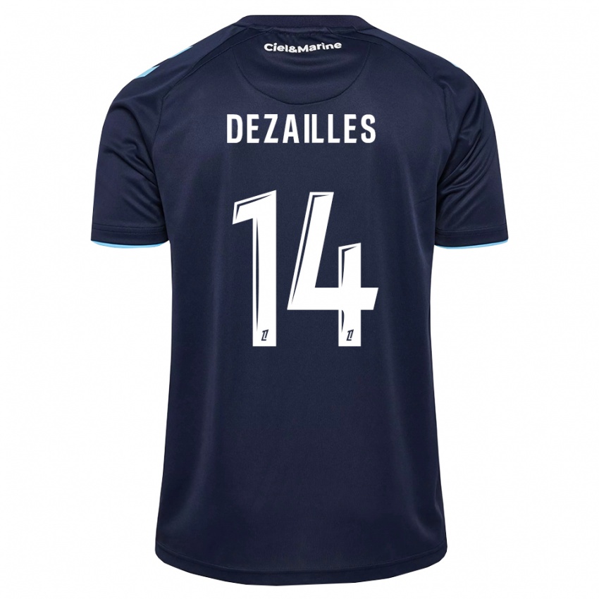 נשים Arsène Dezailles #14 כחול חצות תכלת ג'רזי ביתית 2026/27 חולצה קצרה