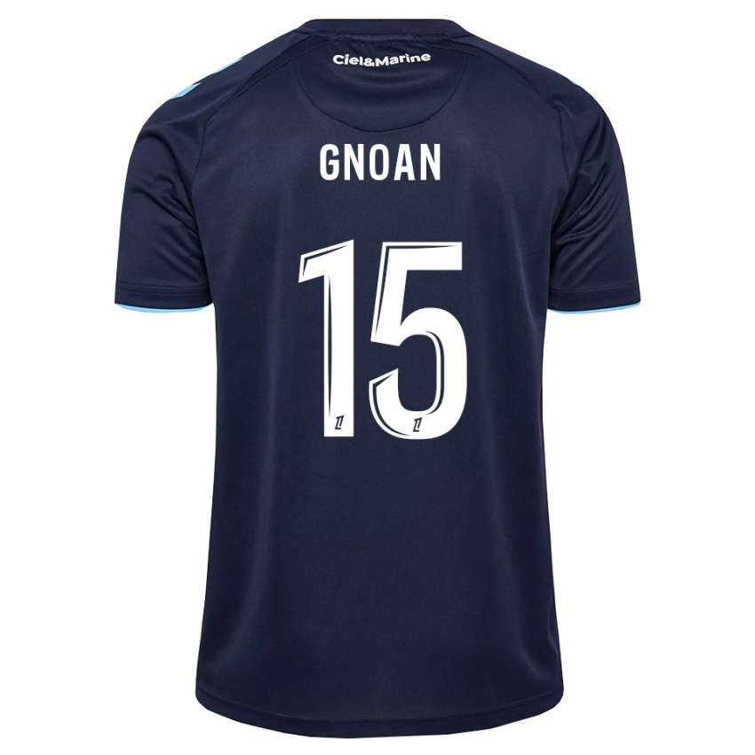 נשים Ebroni Gnoan #15 כחול חצות תכלת ג'רזי ביתית 2026/27 חולצה קצרה