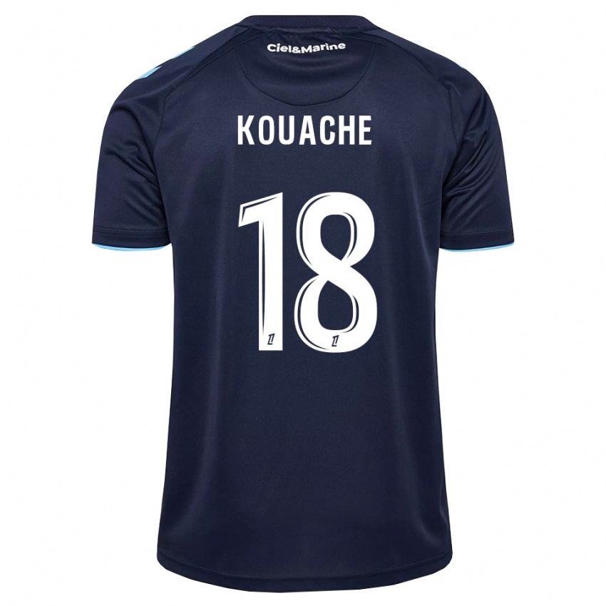 נשים Éva Kouache #18 כחול חצות תכלת ג'רזי ביתית 2026/27 חולצה קצרה