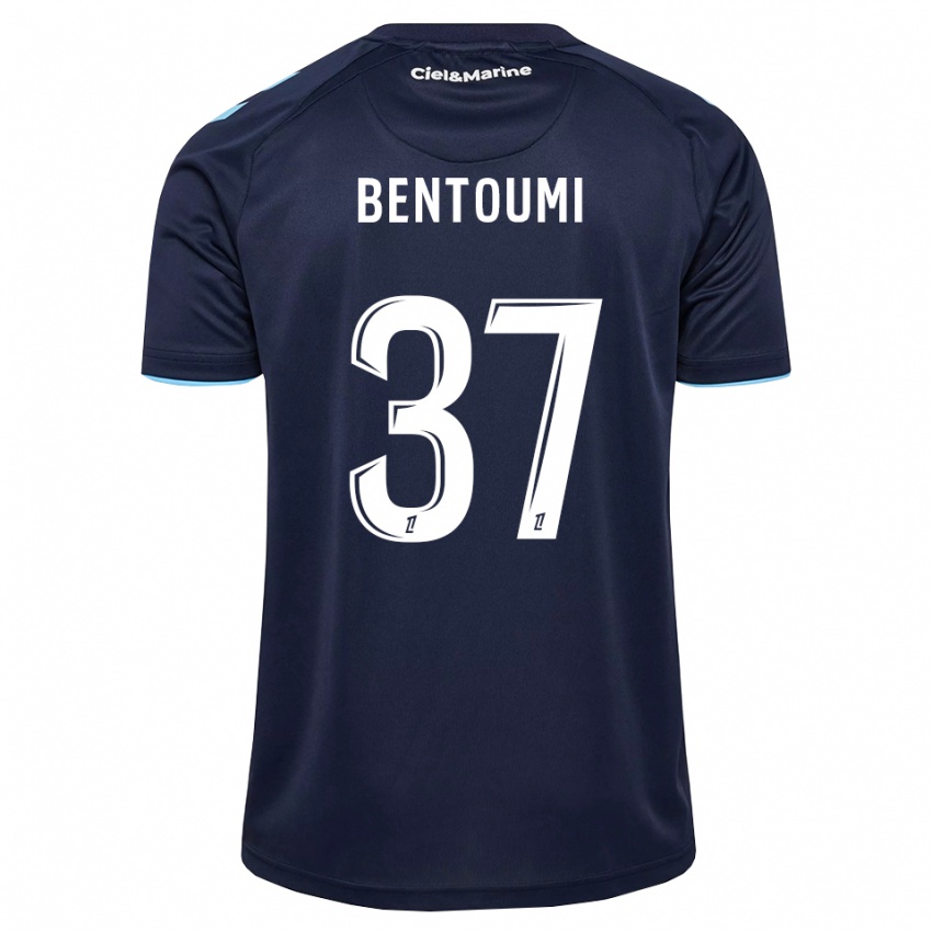 נשים Mokrane Bentoumi #37 כחול חצות תכלת ג'רזי ביתית 2026/27 חולצה קצרה