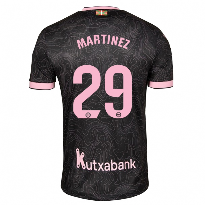 נשים Ibón Martinez #29 שחור ורוד הרחק ג'רזי 2026/27 חולצה קצרה