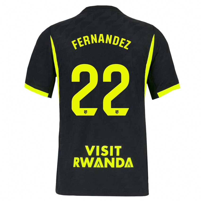 נשים David Fernández #22 ירוק בהיר שחור הרחק ג'רזי 2026/27 חולצה קצרה