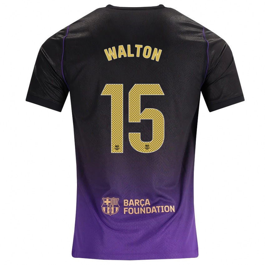 נשים Alexander Walton #15 סגול צהוב שחור הרחק ג'רזי 2026/27 חולצה קצרה