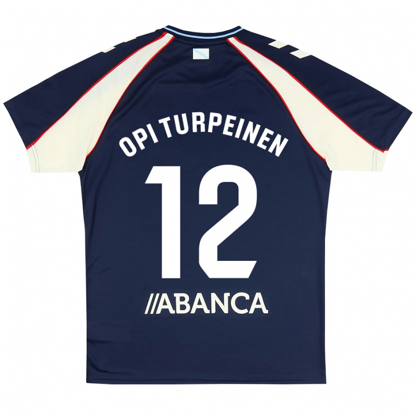 נשים Aslak Opi Turpeinen #12 כחול מלכותי אדום לבן הרחק ג'רזי 2026/27 חולצה קצרה