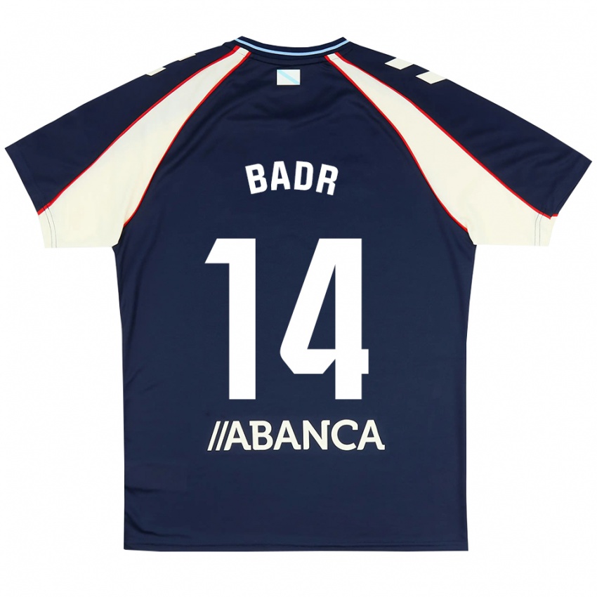נשים Mahmoud Badr #14 כחול מלכותי אדום לבן הרחק ג'רזי 2026/27 חולצה קצרה
