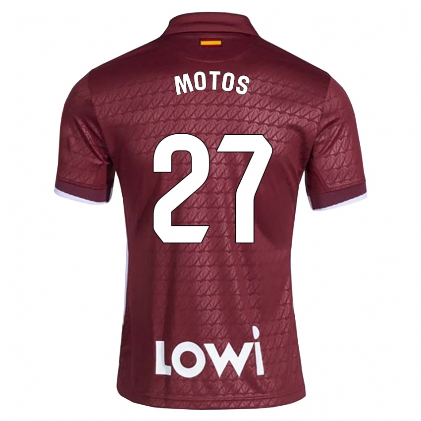 נשים Israel Motos #27 אדום כהה לבן הרחק ג'רזי 2026/27 חולצה קצרה