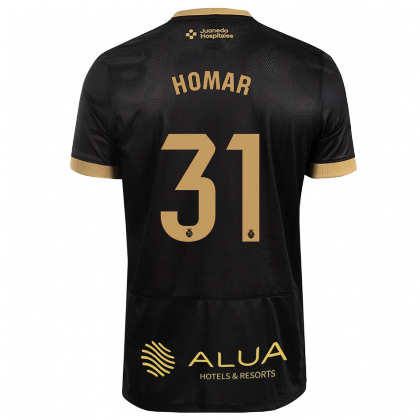 נשים Gaspar Homar #31 חום חולי שחור אדום הרחק ג'רזי 2026/27 חולצה קצרה