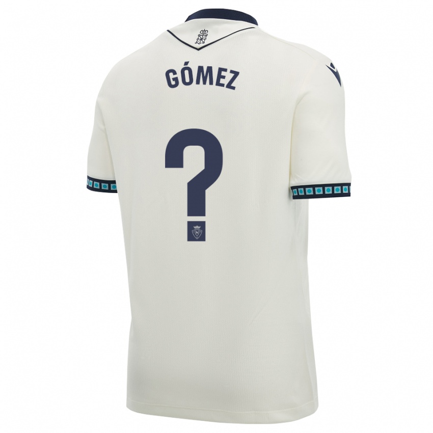 נשים Alonso Gómez #0 לבן שחור כחול שמיים בהיר הרחק ג'רזי 2026/27 חולצה קצרה