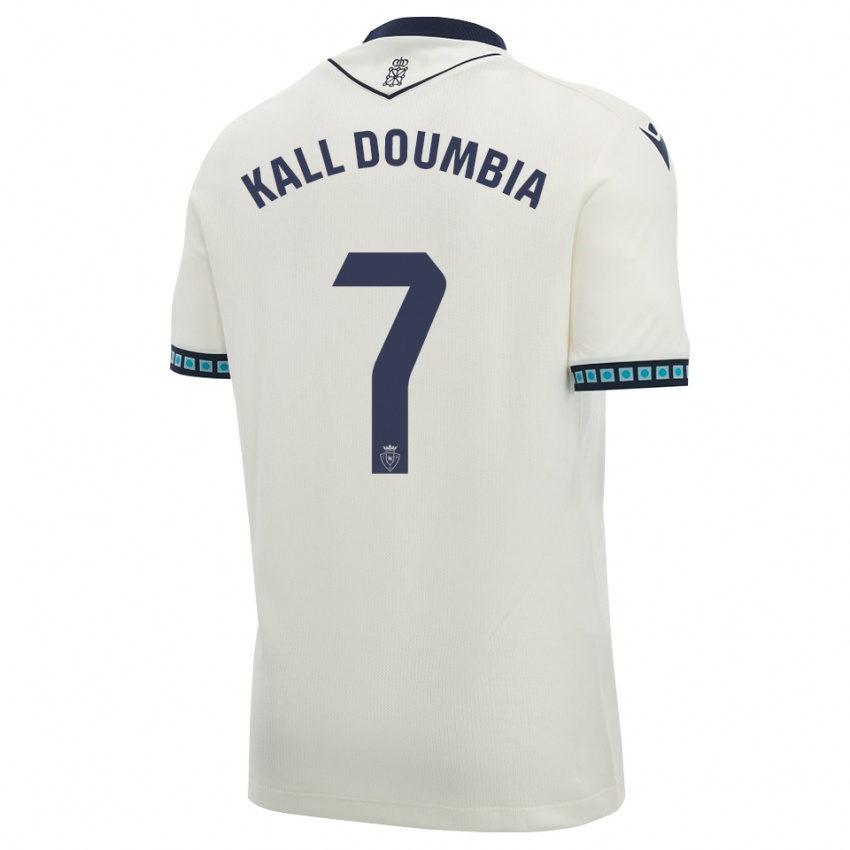 נשים Aly Kall Doumbia #7 לבן שחור כחול שמיים בהיר הרחק ג'רזי 2026/27 חולצה קצרה