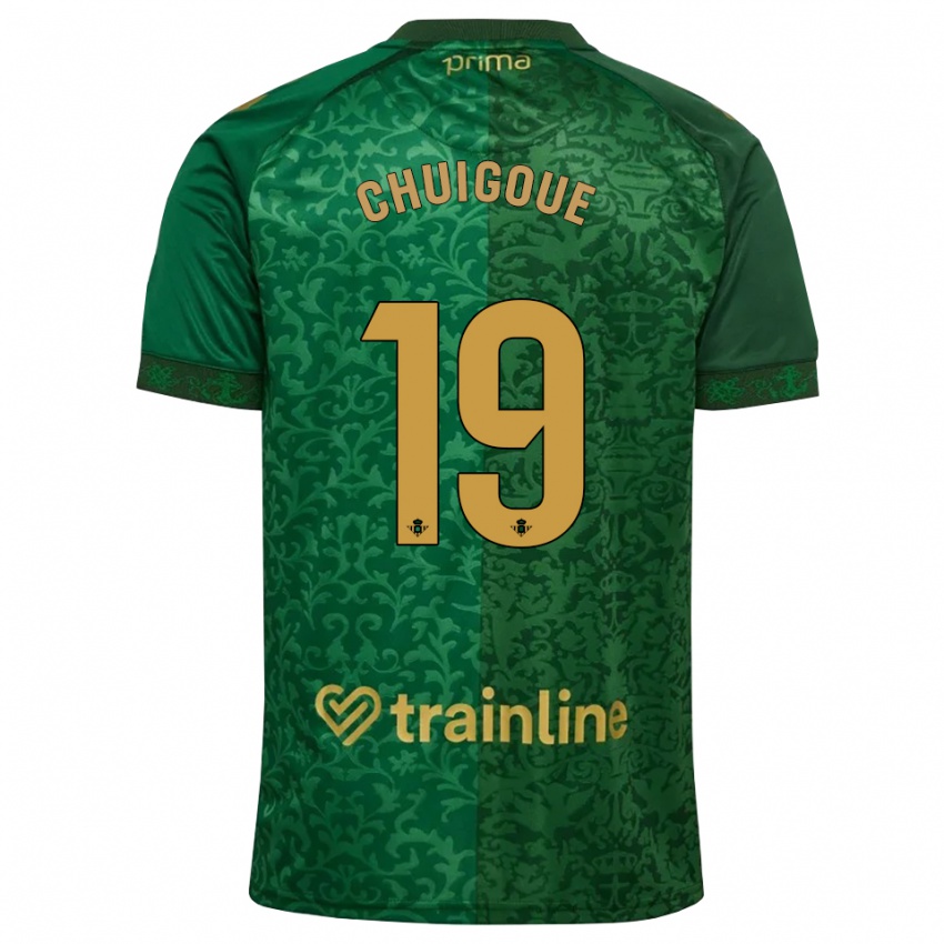 נשים Dorine Chuigoué #19 ירוק יער אדמדם כהה הרחק ג'רזי 2026/27 חולצה קצרה