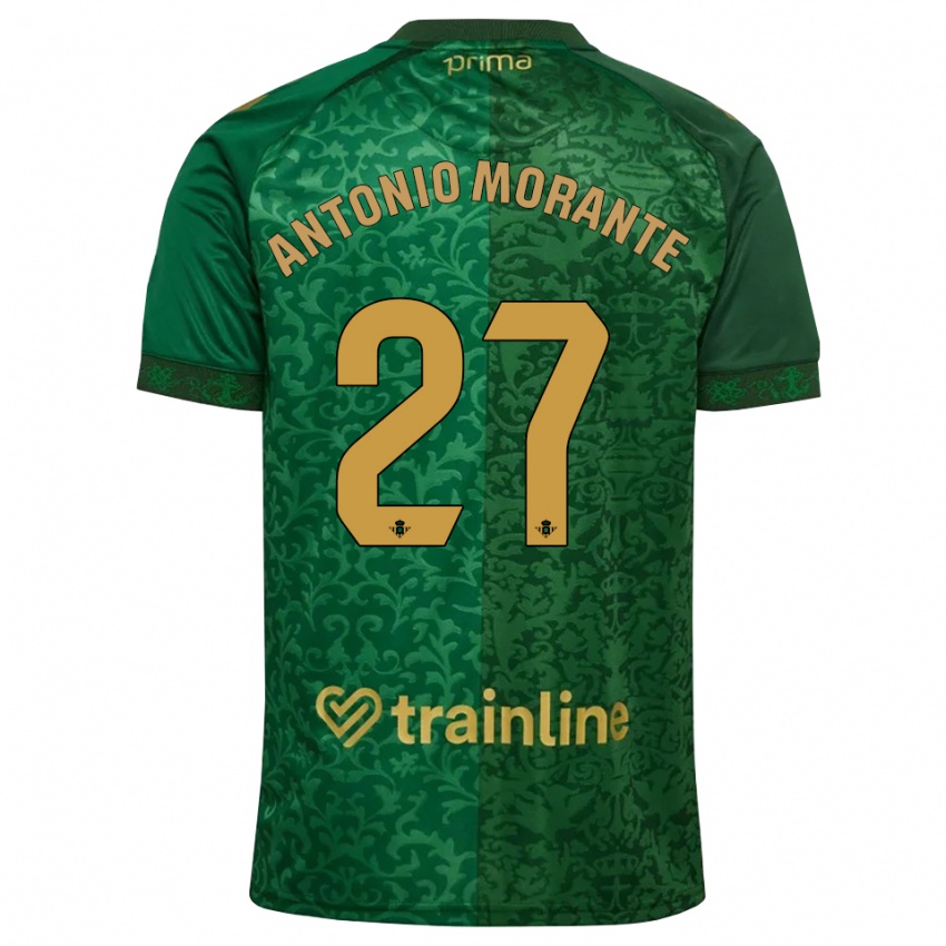 נשים José Antonio Morante #27 ירוק יער אדמדם כהה הרחק ג'רזי 2026/27 חולצה קצרה