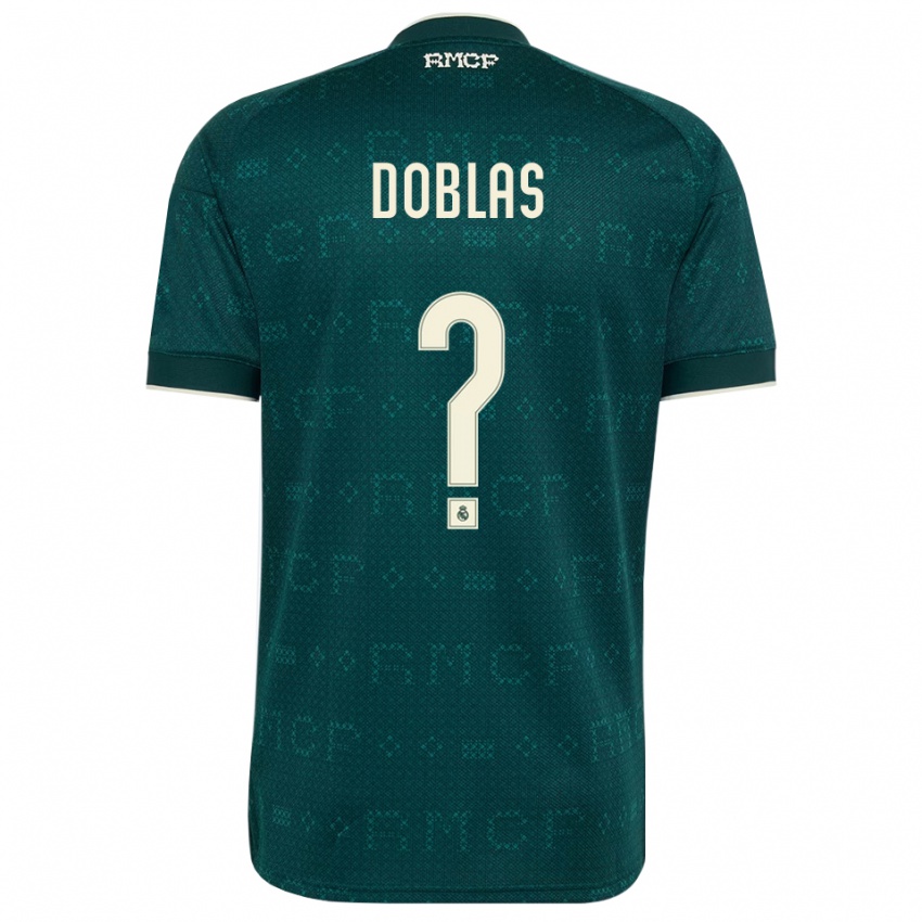 נשים Iker Doblas #0 אפור כהה לבן הרחק ג'רזי 2026/27 חולצה קצרה