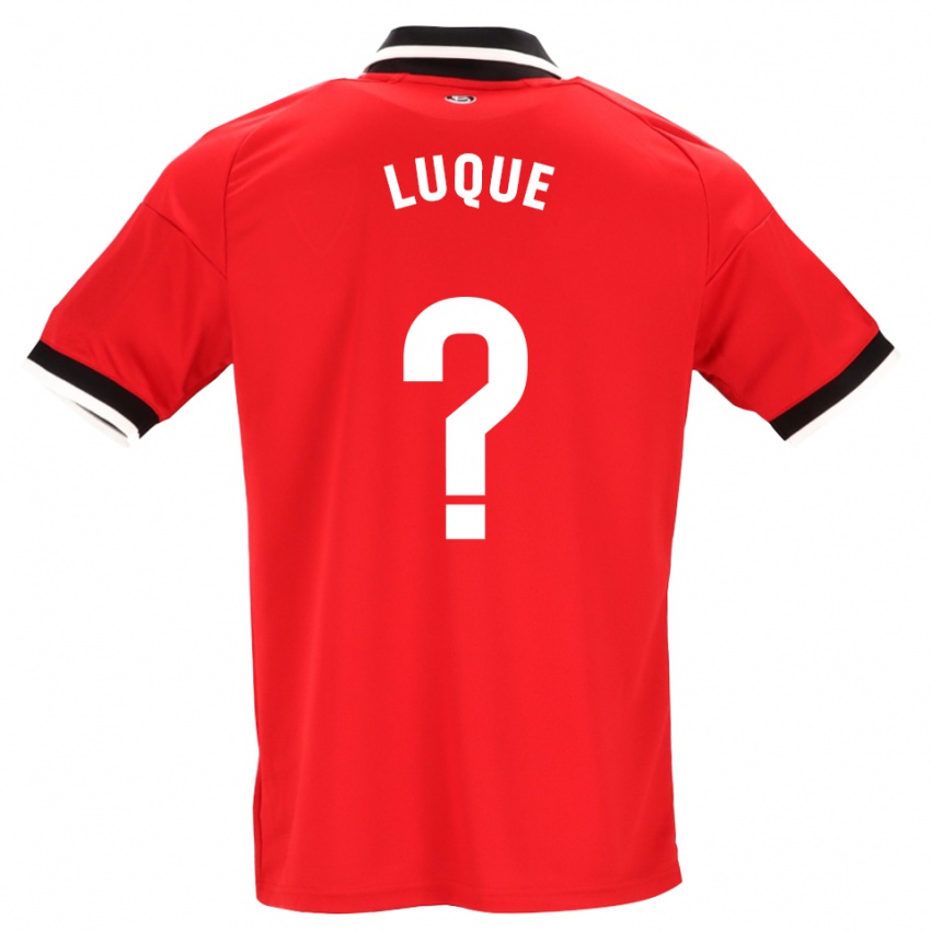 נשים Bruno Luque #0 לבן אדום שחור הרחק ג'רזי 2026/27 חולצה קצרה