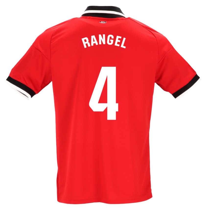 נשים Héctor Rangel #4 לבן אדום שחור הרחק ג'רזי 2026/27 חולצה קצרה