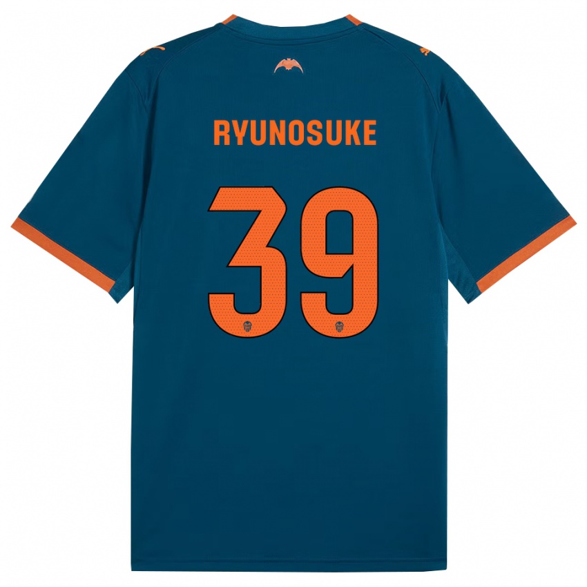 נשים Ryunosuke Sato #39 כחול דודג' כתום הרחק ג'רזי 2026/27 חולצה קצרה
