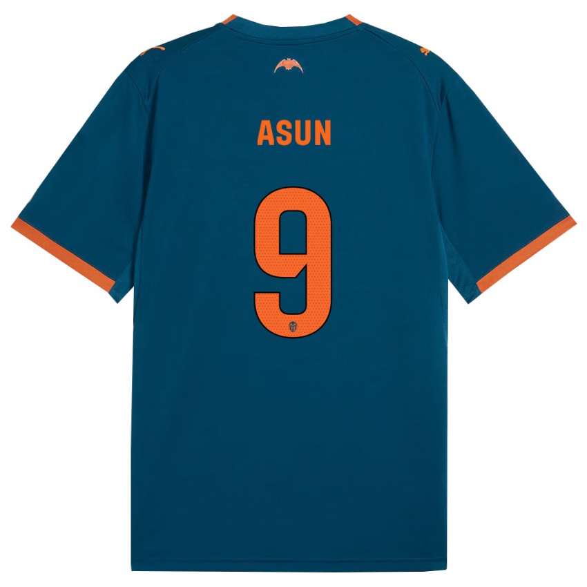 נשים Asun #9 כחול דודג' כתום הרחק ג'רזי 2026/27 חולצה קצרה