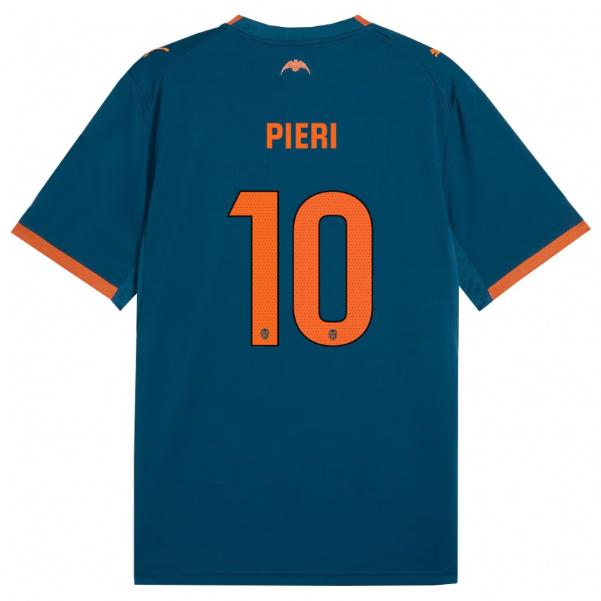 נשים Andreas Pieri #10 כחול דודג' כתום הרחק ג'רזי 2026/27 חולצה קצרה