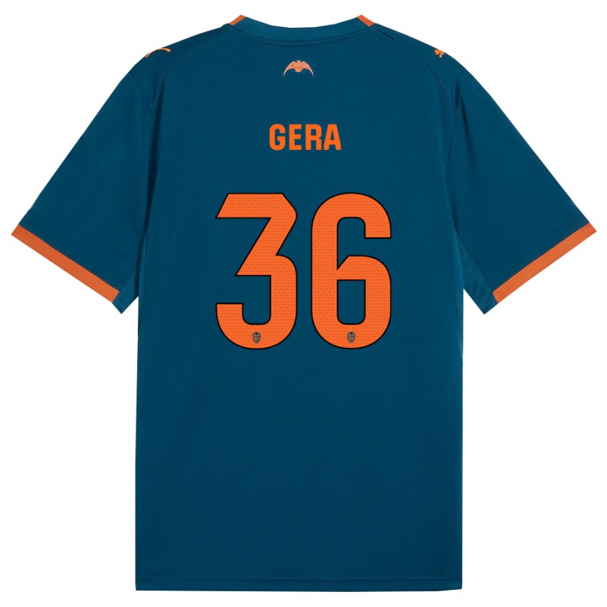 נשים Alin Gera #36 כחול דודג' כתום הרחק ג'רזי 2026/27 חולצה קצרה