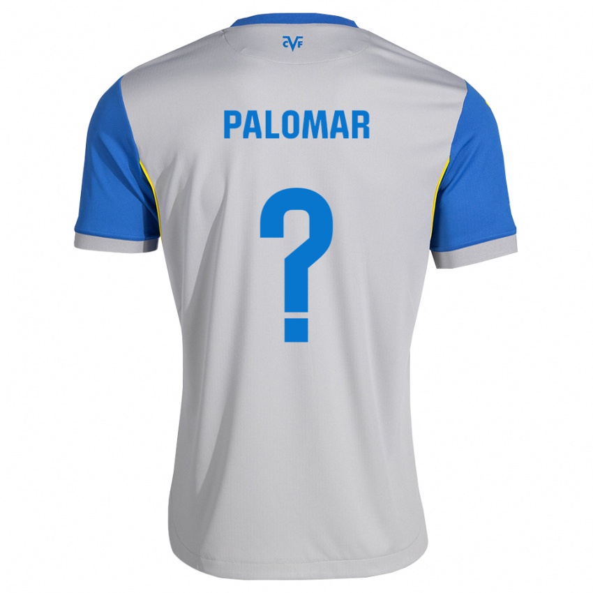 נשים Gael Palomar #0 כחול דודג' אפור הרחק ג'רזי 2026/27 חולצה קצרה