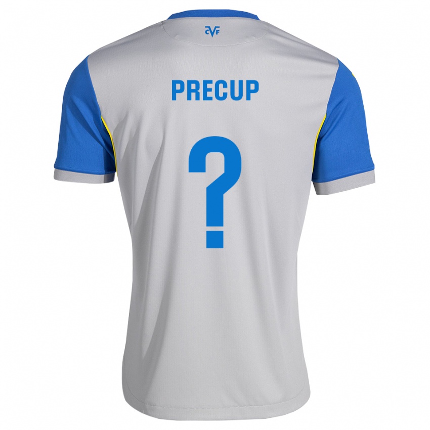 נשים Ioan Precup #0 כחול דודג' אפור הרחק ג'רזי 2026/27 חולצה קצרה