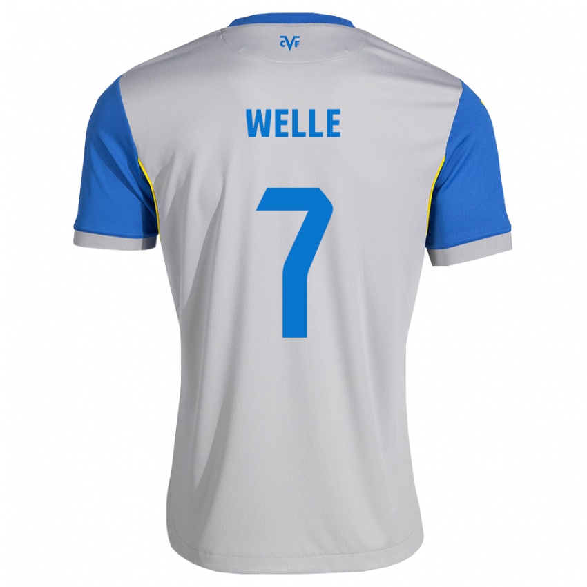 נשים Babacar Welle #7 כחול דודג' אפור הרחק ג'רזי 2026/27 חולצה קצרה
