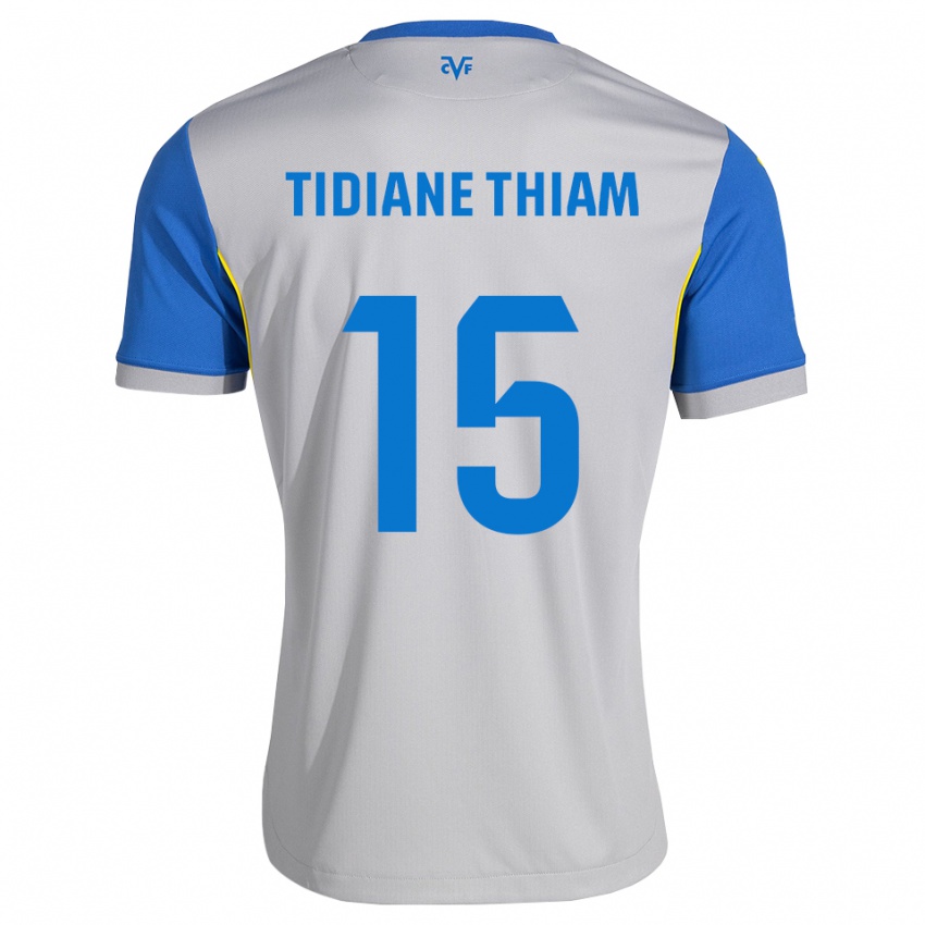 נשים Cheikh Tidiane Thiam #15 כחול דודג' אפור הרחק ג'רזי 2026/27 חולצה קצרה