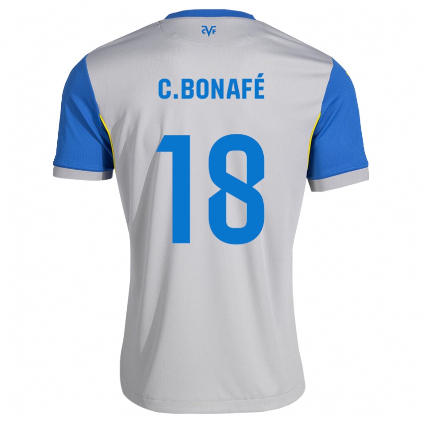 נשים César Bonafé #18 כחול דודג' אפור הרחק ג'רזי 2026/27 חולצה קצרה