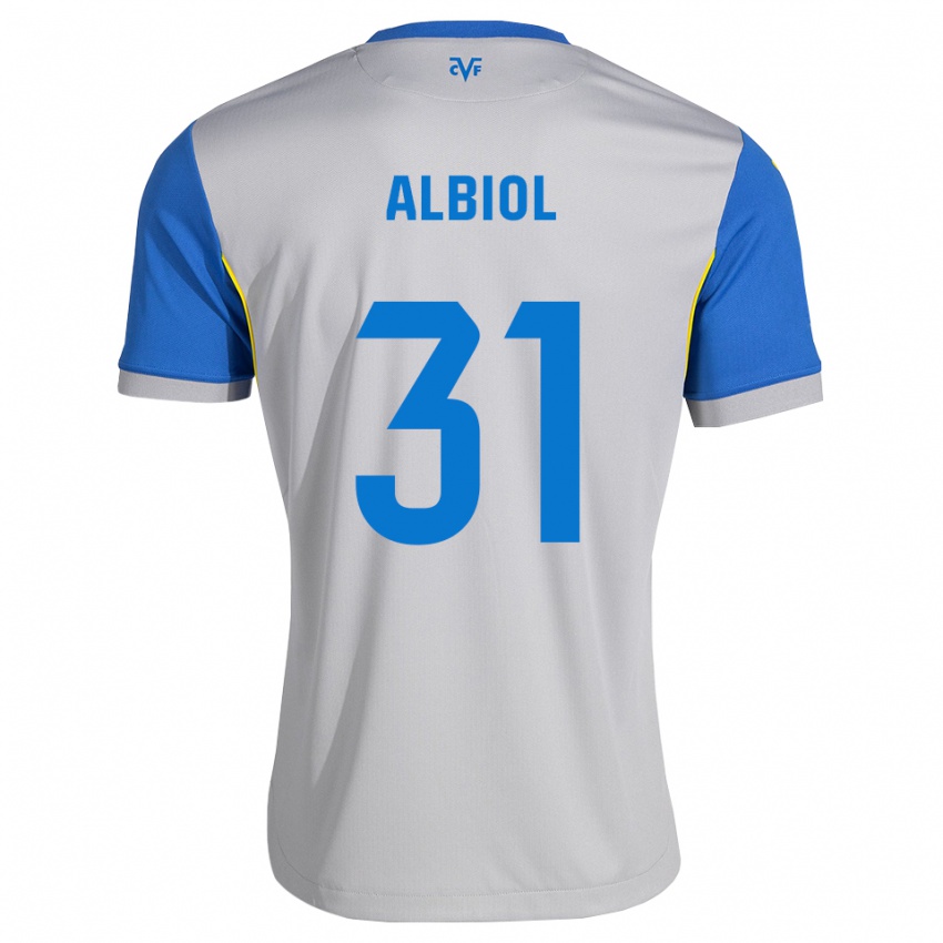 נשים Thiago Albiol #31 כחול דודג' אפור הרחק ג'רזי 2026/27 חולצה קצרה