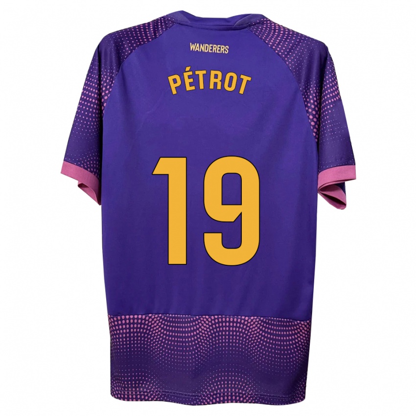 נשים Léo Pétrot #19 לבן ורוד סגול הרחק ג'רזי 2026/27 חולצה קצרה