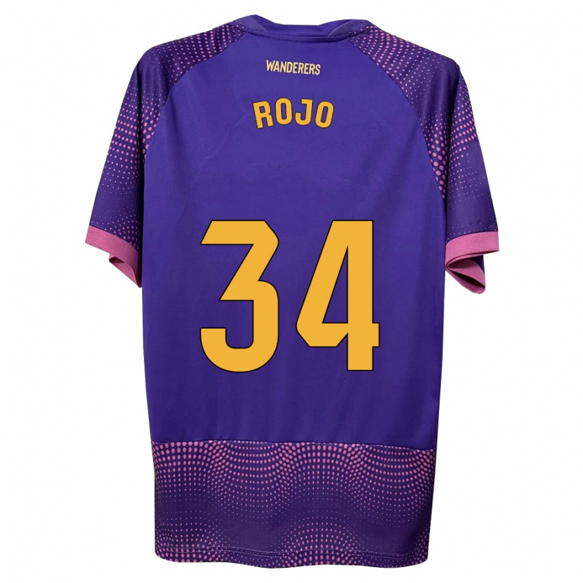 נשים Pablo Rojo #34 לבן ורוד סגול הרחק ג'רזי 2026/27 חולצה קצרה