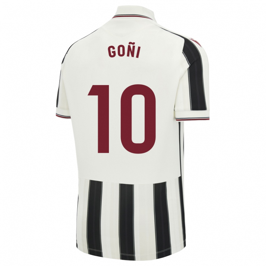 נשים Hugo Goñi #10 לבן אדום שחור הרחק ג'רזי 2026/27 חולצה קצרה