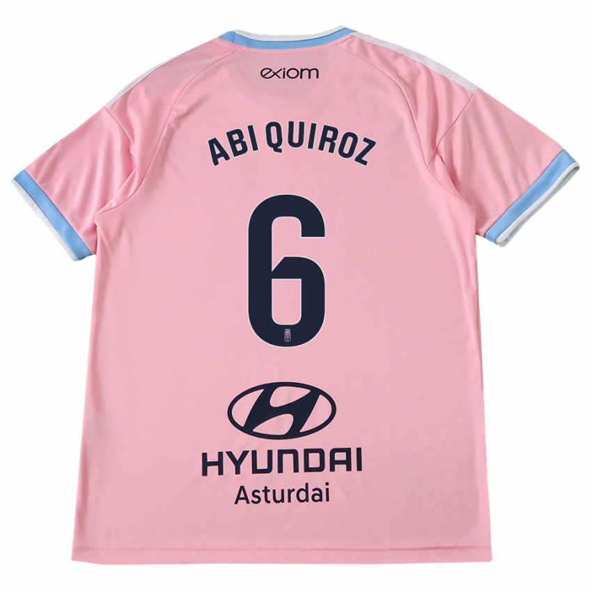 נשים Abi Quiroz #6 כחול תירס ורוד הרחק ג'רזי 2026/27 חולצה קצרה